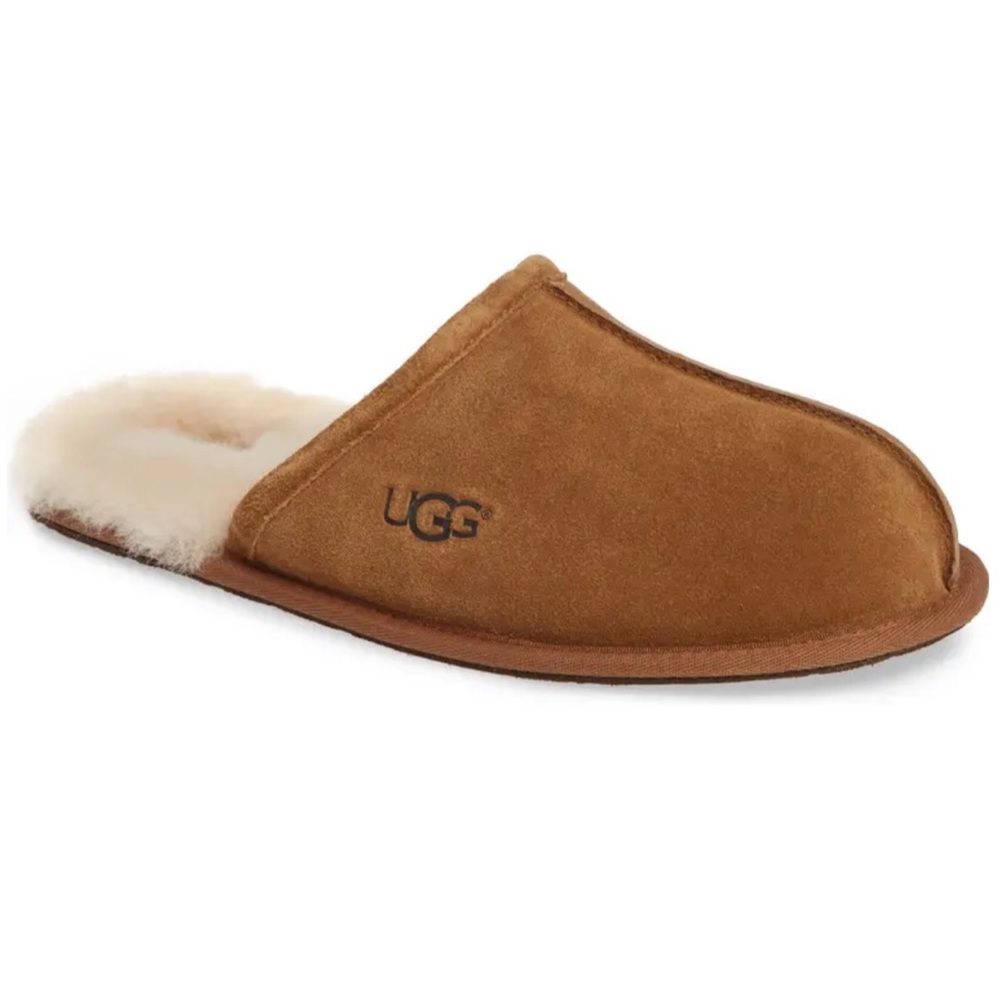 UGG Australia Men's Scuff Slippers Chestnut! - Picture 1 of 8